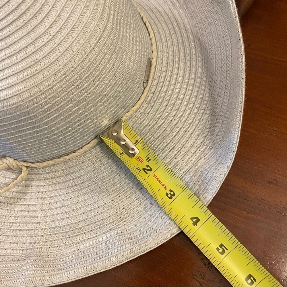 SUN 'N' SAND Sun Hat Up-Brim Adjustable UPF 50+ Pale Gray/Blue Women One Size - Picture 11 of 12